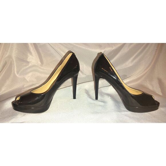 MICHAEL Michael Kors Erika Platform Peep Toe Pumps Size 7.5 - Picture 3 of 10
